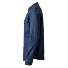 camisa m/l velilla 405006s en azul