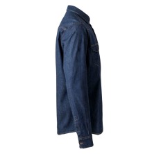 camisa m/l velilla 405006s en azul