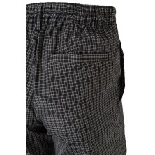 pantalón cocina cuadros velilla 403008 en cuadros negros