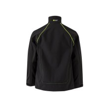 chaqueta softshell velilla 206001 en negro/amarillo fluor