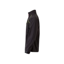 chaqueta softshell velilla 206001 en negro/amarillo fluor