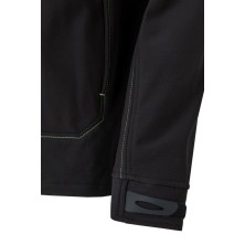 chaqueta softshell velilla 206001 en negro/amarillo fluor