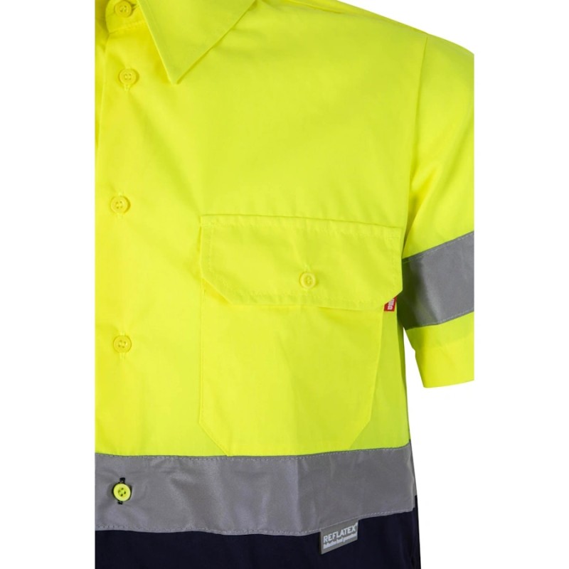 Camisa bicolor velilla 142