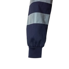 cazadora a.v. velilla 153 en marino/naranja fluor