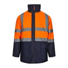 parka a.v. velilla 306003 en naranja fluor/marino