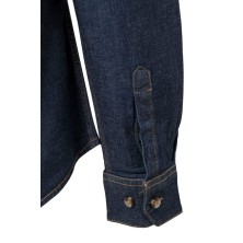 camisa m/l mujer velilla 405007s en azul