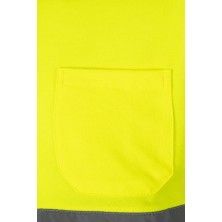 polo a.v. velilla 305513 en amarillo fluor/marino