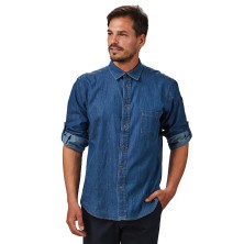 camisa m/l garys mattia 260800 en tejano