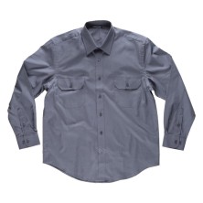 camisa m/l workteam b8200 en gris