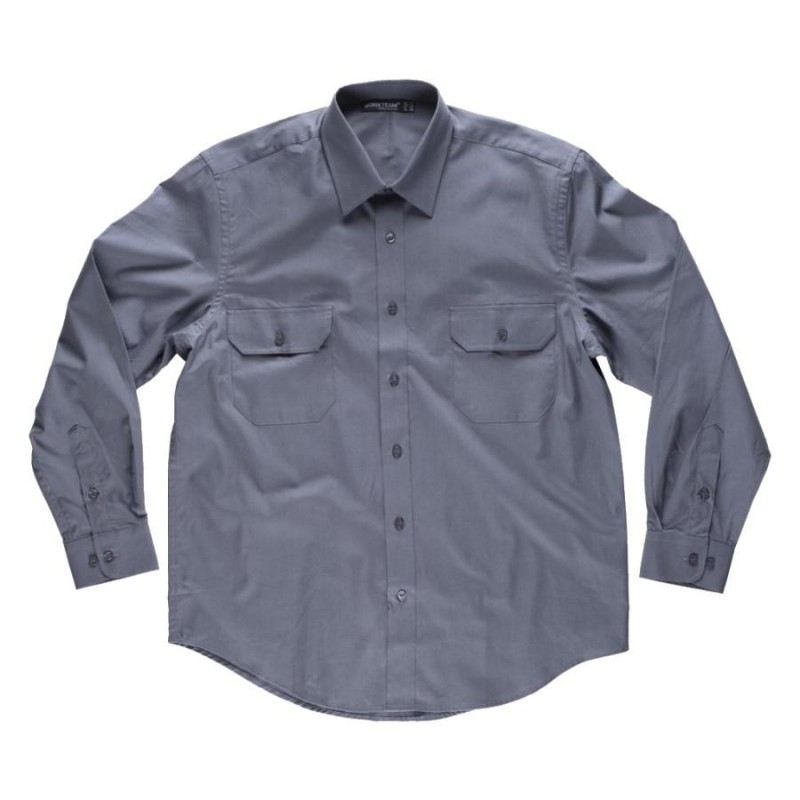 Camisa basica algodon workteam b8200
