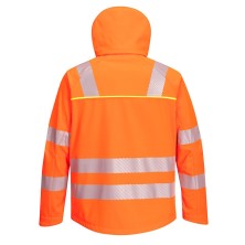 softshell a.v. portwest dx475 en naranja/negro
