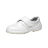 Zapatilla robusta blanco velcro sin 90208