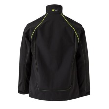 chaqueta softshell velilla 206001 en negro/amarillo fluor
