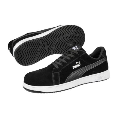 Zapatilla Puma Iconic Suede Black Low s1pl 640010