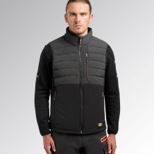 chaleco diadora oslo acolchado hybrid en negro/espectro