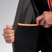 chaleco diadora oslo acolchado hybrid en negro/espectro