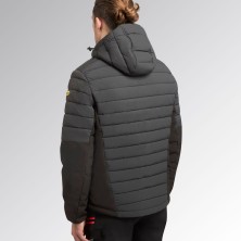 chaqueta diadora oslo acolchada hybrid en negro/espectro