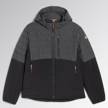 chaqueta diadora oslo acolchada hybrid en negro/espectro
