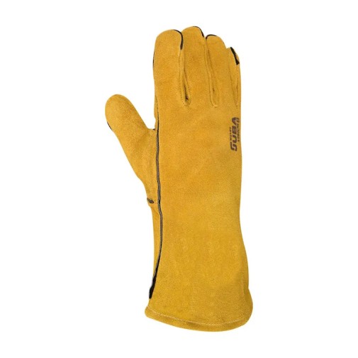 Guante de serraje juba weldy 408ocre