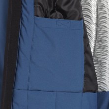 chaqueta softshell diadora acolchada sail en azul marruecos