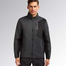 polar diadora fleece freedom en gris/negro