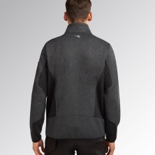 polar diadora fleece freedom en gris/negro