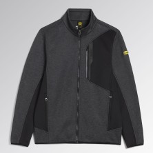 polar diadora fleece freedom en gris/negro