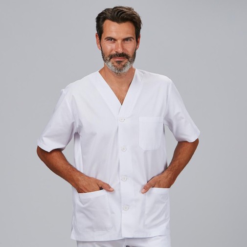 Blusa unisex garys pico botones 650101