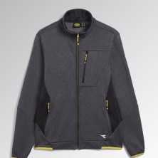 polar diadora fleece techno en gris/negro