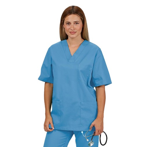 Casaca sanitaria unisex blanca garys 671101