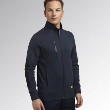 sudadera diadora zip litework en marino clasico