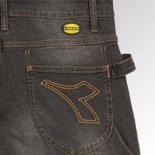 pantalón vaquero diadora stone en gris denim