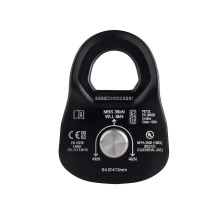 polea petzl rescue m en negro