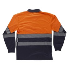 polo a.v. workteam c3891 en marino/naranja