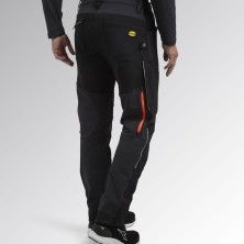 pantalón didadora hybrid performance en negro/espectro