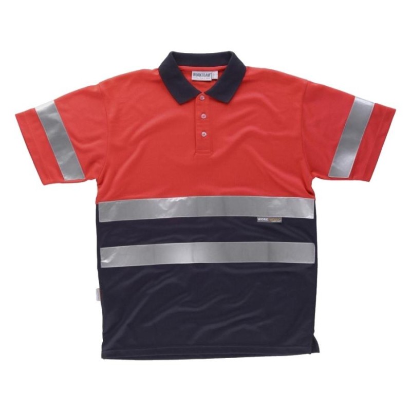 Polo alta visibilidad workteam c3867