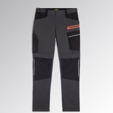 pantalón diadora hybrid poly performance en negro/espectro