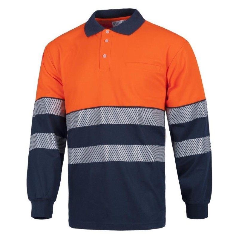 Polo alta visibilidad workteam c3891