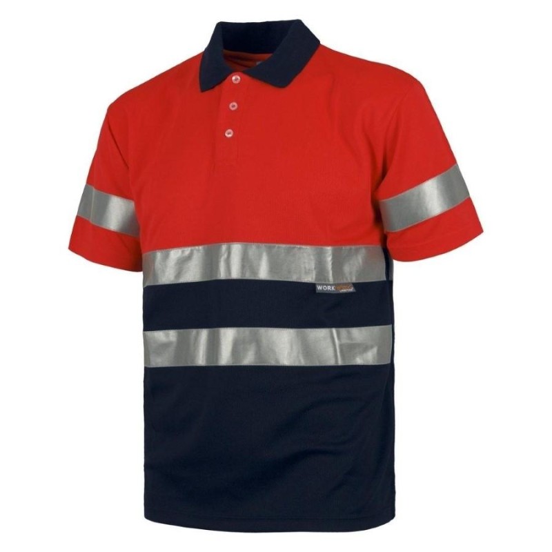 Polo alta visibilidad workteam c3867