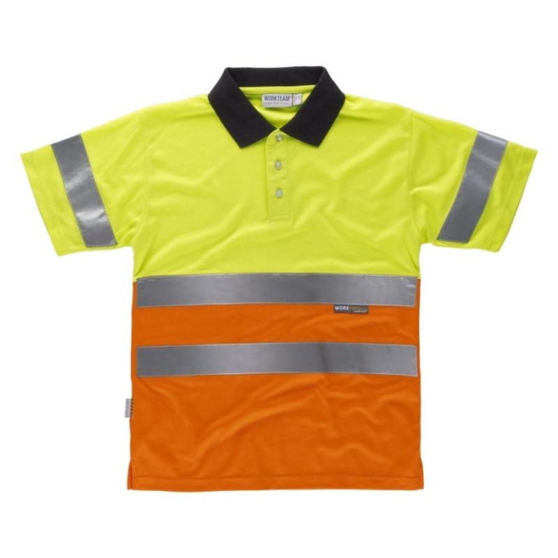 Polo alta visibilidad workteam c3866