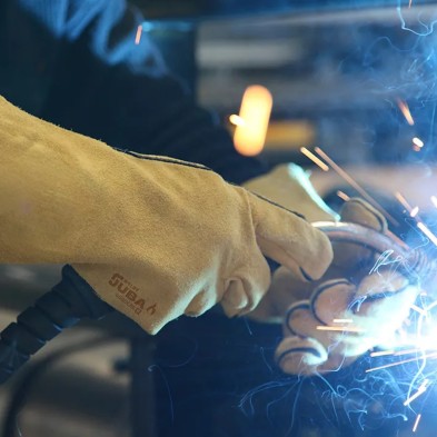 Guante De Serraje Juba Weldy 408ocre