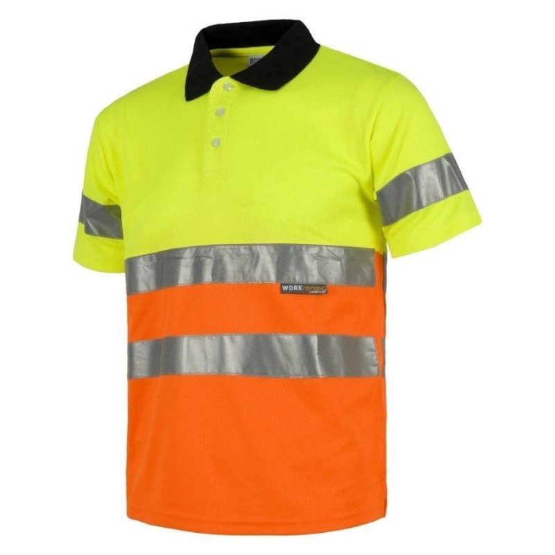 Polo alta visibilidad workteam c3866