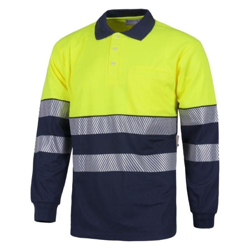 Polo alta visibilidad workteam c3891