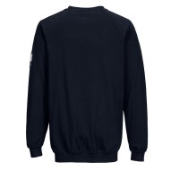 SUDADERA IGNÍFUGA Y ANTIESTÁTICA PORTWEST AZUL MARINO FR12