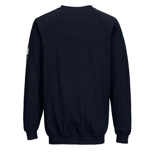 Sudadera ignífuga y antiestática portwest azul marino fr12