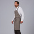 Delantal garys con peto y bolsillo 116100