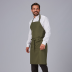 Delantal garys con peto y bolsillo 116100