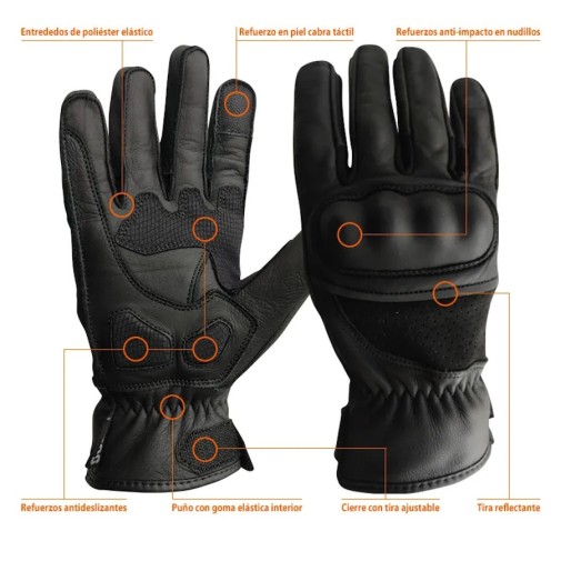 Guante de motorista juba h360 biker