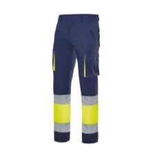 Pro-Tough CPHVTPCY Pantalones de polialgodón de alta visibilidad talla XXL, 2 unidades 