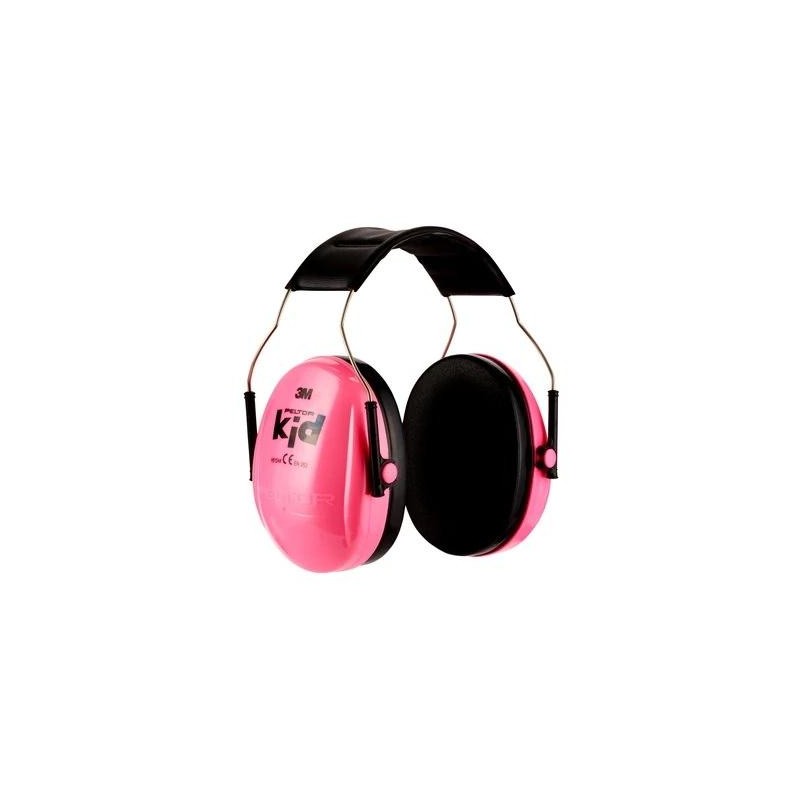 Orejera 3m peltor kids rosa neon